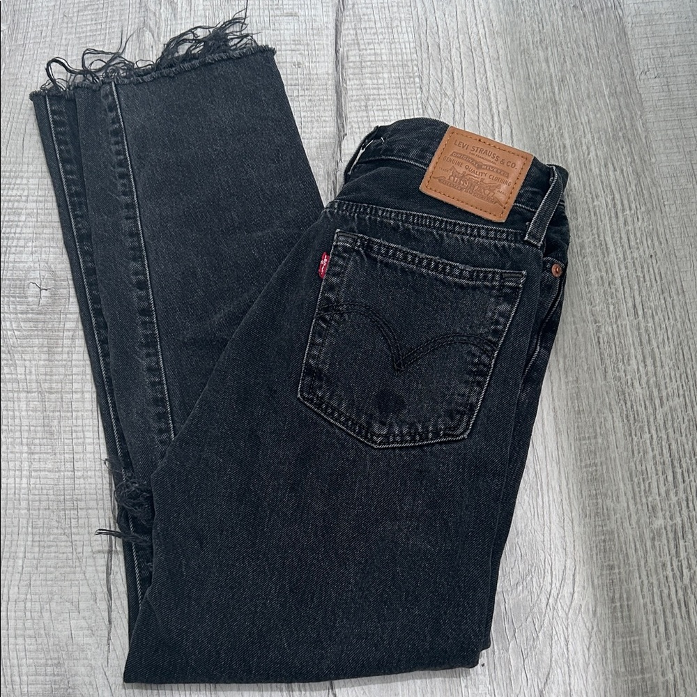 Levi's Wedgie Straight Size25 Black Jeans